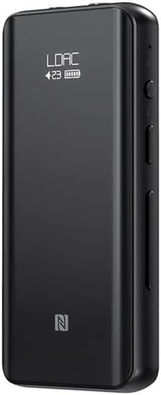 FiiO BTR5-2021 Receiver Bluetooth5.0 Headphone Amp Hi-Res 384K/32Bit Native DSD256 USB DAC Supports LDAC/aptX HD CVC 8.0 for Phone/PC/Car/Home Audio(Comes with Type-C to Lightning Cable)
