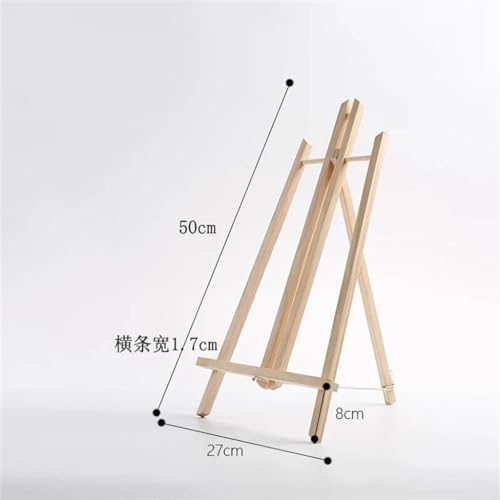 Chevalet en bois massif à cadre pliable portable taille large - 3