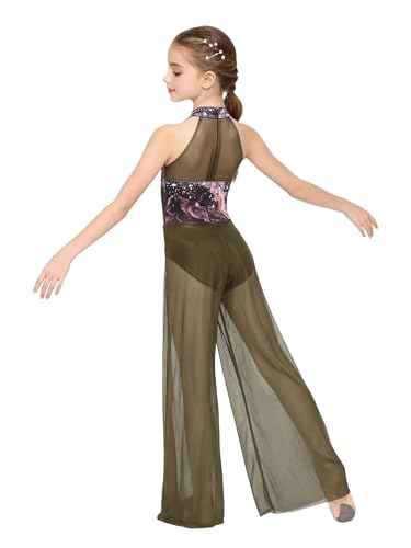 Vêtement de compétition de danse filles léotards gymnastique