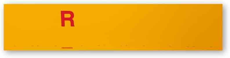 Targa Ripetitrice Per Rimorchi Provvisoria Gialla - Plastica Flessibile Antigraffio - Foto 11