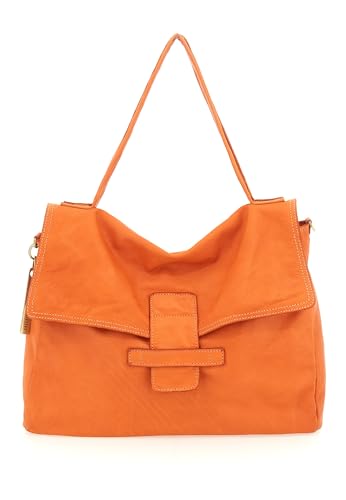 Caterina Lucchi Sac Porté Épaule Maria L CAROTA en cuir de luxe italien