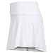 adidas Girls' 3-Stripe Flounce Knit Skorts Tennis Skirt, White/White