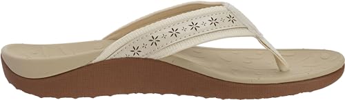 Image of Joomra Women's Flip Flops Arch Support Orthotic Thong Sandals | Plantar Fasciitis Relief, Supportive Sole, Vegan Leather Upper, Soft Toe Post, Comfortable Beach Pool Daily Use
