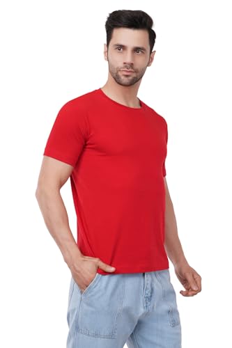 Image of Caseria Men's Cotton Printed T-Shirt -Dreams Keep Sleeping | 100% Cotton | Half Sleeves | Regular Fit | Printed | Round Neck | Graphic T Shirt