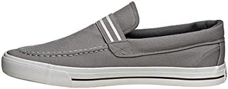 JOSMO Mens Sail Buoy Canvas Slip-on Sneakers – Summer Casual Boat Tennis (Adult), Grey, 11 | Image 2