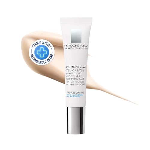 La Roche-Posay Pigmentclar, Crema Contorno Occhi Anti-Occhiaie, Per Occhi Sensibili, Uniforma l'Incarnato, Riduce le Occhiaie Marroni e Blu, Con PhE-resorcinolo e Caffeina, 15 ml