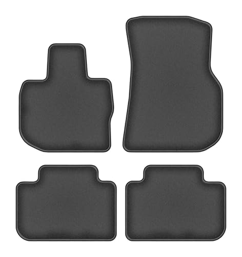 Tapis de sol BMW X3 G01 polyamide graphite caoutchouté