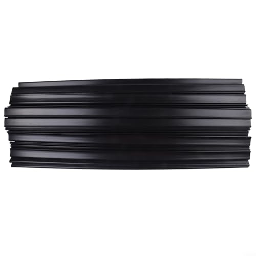 Qualoramall Tiras de enfrentamiento para revestimiento de piscina, kits de tiras de enfrentamiento de polietileno negro de 24 pulgadas, clips de repuesto para piscinas sobre el suelo, accesorios de