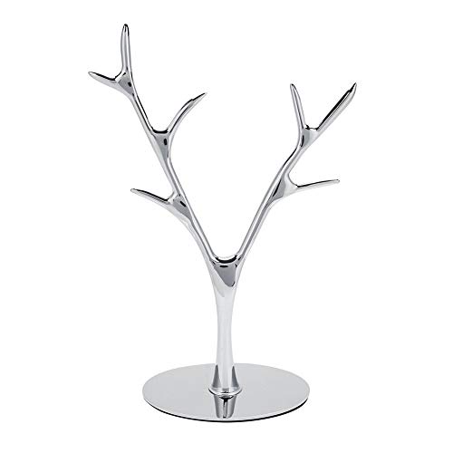 Famus Pendientes de Tuerca Forma de asta Soporte de exhibición de joyería Decoración Collar Organizador Titular