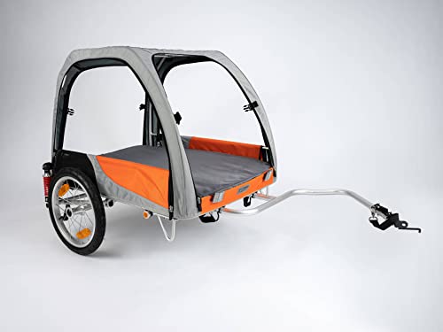 TrendPet Comfort Wagon L, Aluminiumhänger mit Federung - Hochwertiger, gefederter Fahrradanhänger für große Hunde