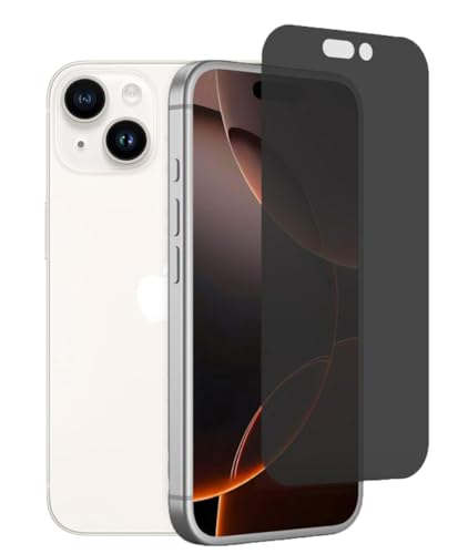 Image of FabeKee Privacy Screen Protector for iphone 15 9H Tempered Glass, Anti-Spy Protection, Scratch-Resistant, HD Clarity (1 Pack)