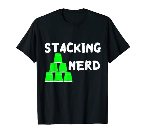 Speed Stacking Nerd Cups Deportes Tazas Apilamiento Deportivo Camiseta