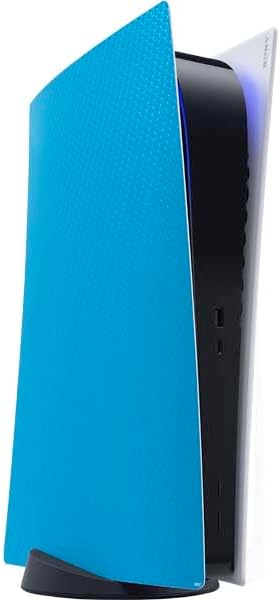 Skinit Decal Gaming Skin Compatible with PS5 Digital Edition Console - Pink Carbon Fiber Specialty Texture Material Design