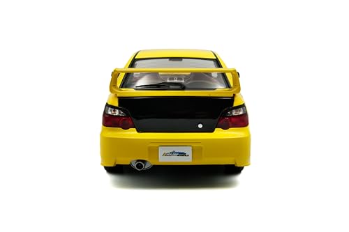 Solido Subaru Impreza WRX STI 2003 Yellow 1:18 miniatura 7