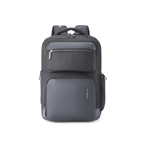 Image of American Tourister Zork Pro | 19 Ltrs | 2 Compartments | Ergonomic Padded Back Panel & Shoulder Straps | Executive Backpack | 1 Year International Warranty | Black