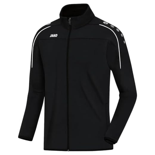 JAKO Kinder Trainingsjacke Classico, Schwarz, 164