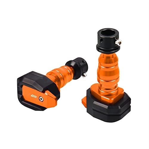 Protection de cadre CNC orange pour Kawasaki ZX-25R 2020-2021 | Aluminium premium