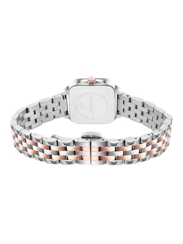 Image of French Connection Bijou Carre | Analog Display | Rose Gold Sunray Dial | Stainless Steel Strap | Watch for Women - FCN0217RTM