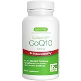 Igennus Advanced CoQ10 100mg, 5X Bioavailability CoQsol-CF Boosted with D-Limonene, 120 1-a-Day Servings, Heart & Energy, Ubiquinone Coenzyme Q10 & Vitamin E Antioxidant