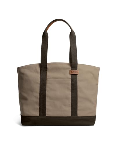 DailyObjects Khaki Beige-Clove Field Tote Bag |Canvas Tote Shoulder Bag Fits upto 14" Laptop for Women and Men Work & Daily Use |Handcrafted from premium cotton canvas perfect for Work & Daily Use