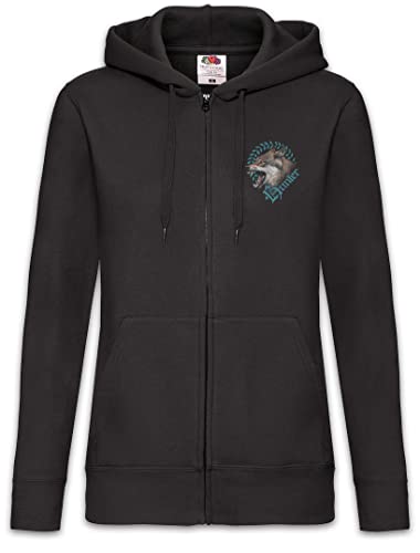 Hunter Wolf Femme Zip Hoodie sweat chaud zippé pour contrer le froid