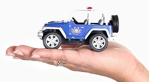 Image of Centy Toys Plastic Pull Back Car and Ranger Police Jeep, Multicolor, Kid
