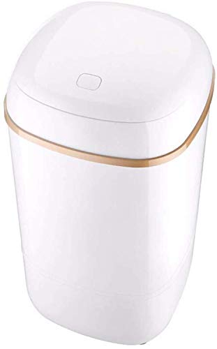 QUZHCP Tragbare Waschmaschine, Single Barrel Halbautomatische Tragbare Mini-Waschmaschine, Ideal for Dorms, Wohnungen, Wohnmobile, Camping, Verstecken Knöpfe, Geringer Stromverbrauch Cover