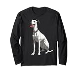 greyhounds dog motif pet art levrieri maglia a manica