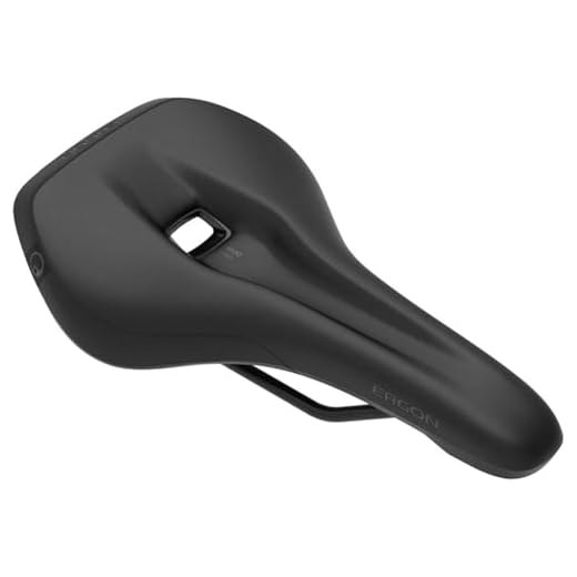 Ergon - SMC Bicycle Saddle | for Mountain Bikes | Mens Option | Small/Medium | Stealth Black