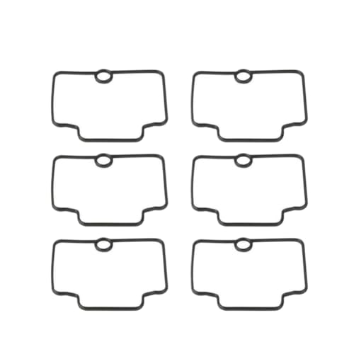 6PCS Float Bowl Cover Gasket Sealing Ring Kit Compatible With Automotive Motorcycle Parts For Part Number PE Carburetor(PWK36-40 6pcs)