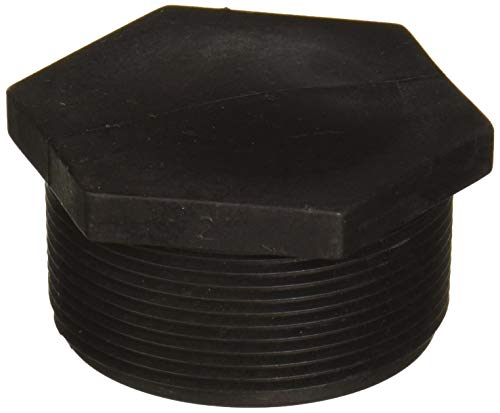 GREEN LEAF F 200 Hd, Mnpt, Polypropylene Hexagonal Pipe Plug, 2"