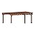 VEIKOU 12x16FT Wood Pergola, Patio Pergola with Solid Cedar Structure, Outdoor Backyard Gazebo with Unparalleled Flat Slatted Roof Trellis for Deck Grill Party Garden