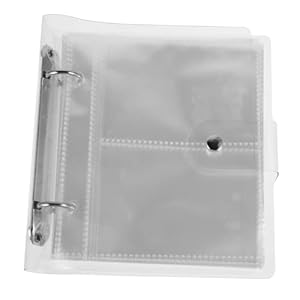 HANABASS 2 Stück Transparentes Sammelkarten-Album