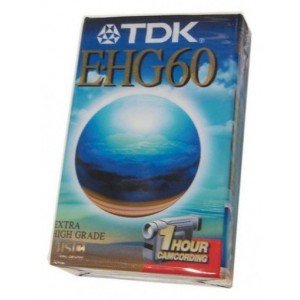 Cassette VHS-C TDK 60 Minutes Qualité Extra High Grade