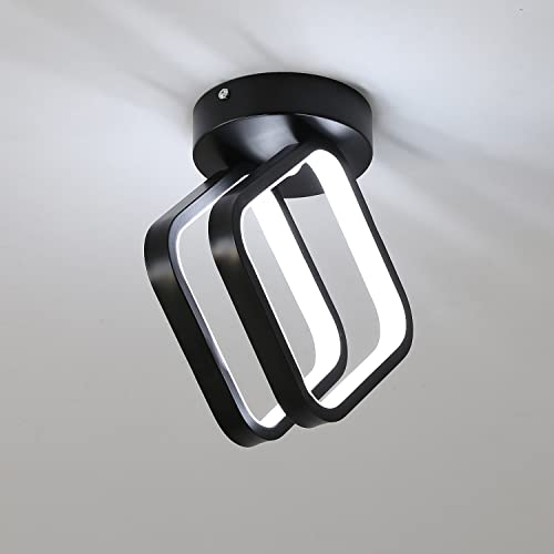Osairous Lámpara de Techo LED Regulable de 3 Colores 18W Luz de Techo, Plafon Techo Moderna para Pasillo, Armario, Dormitorio, 1680lm, 2800-8000K Cover