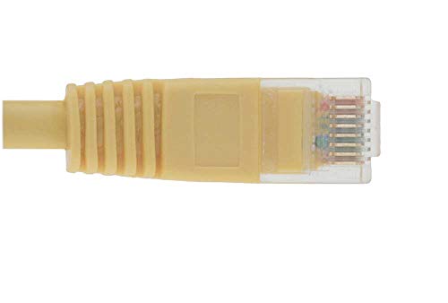 Cable Ethernet Cat 5E UTP 10 pies amarillo miniatura 3