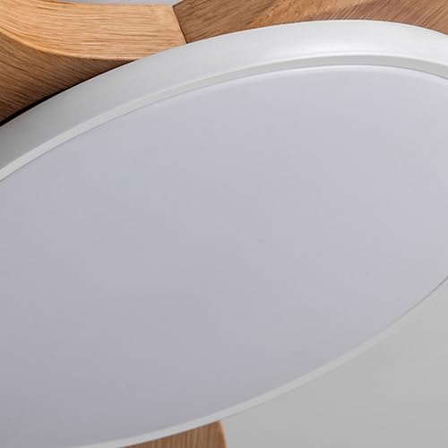 Ventilateur de plafond avec lampe LED 60W et télécommande pour salon - 8