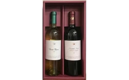 安曇野ワイナリー 紅白ワイン2本セット「ボー・ブラン、アヅミノワールカベルネ&メルロ」