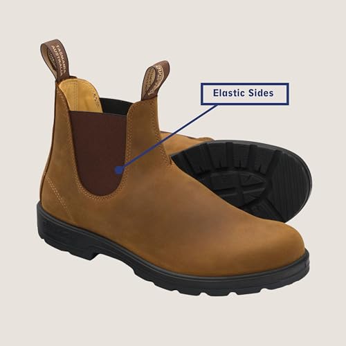 Blundstone 562 Unisex Classic Series Chelsea Boot for Men and Women with Shock Absorption and Premium Water Resistant Leather, Saddle Brown, 12 US Men / 14 US Women / 11 AU3
