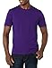 Amazon Essentials Men's Short Sleeve T-Shirts, Slim-Fit, Crewneck, Pack of 2, Black/Dark Purple, X-Large