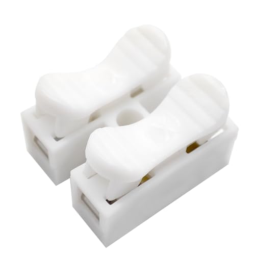 100pcs Spring Wire Connectors, Spring Clamp Terminal Quick Splice Wire ...