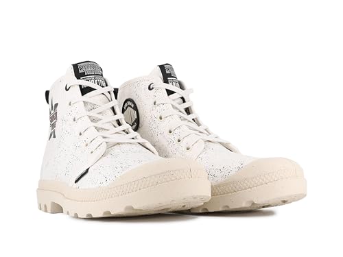 Palladium Pampa Demodog, Ankle Boot Unisex-Adulto, Bianco Crema, 38 Eu - 5