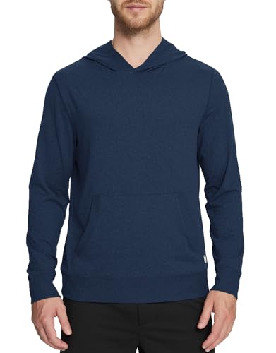 M MAELREG Mens Hoodies Pullover Performance Heather Kangaroo Pocket Thin Hooded Sweatshirt Athletic Golf Hoodies for Men2