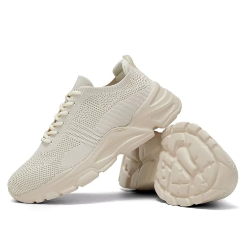 Womens Walking Shoes Non Slip Ladies Running Fashion Athletic Sneakers Work Gym Tennis Athletic Sports Comfort Breathable Lightweight Mesh Soft Sole 7