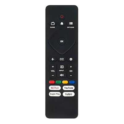 75PFL5604/F7 Replacement Voice Remote Control fit for Philips Smart TV 75PFL5604/F7A 75PFL5604/F7E 75PFL5704/F7A 75PFL5704/F7 32PFL5505/F7 65PFL5604/F7 55PFL5604/F7 50PFL5604/F7 43PFL5604/F7