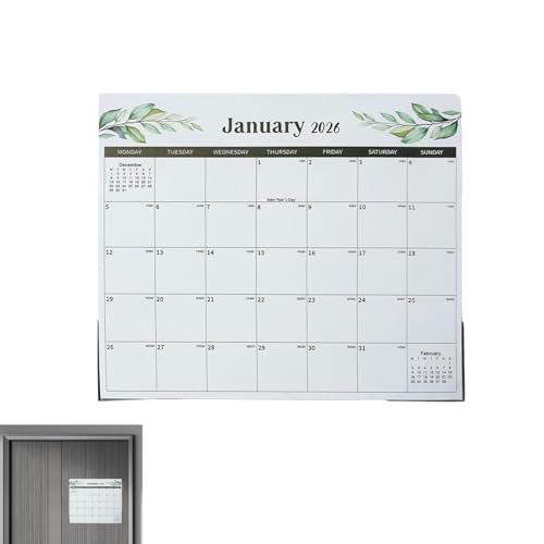 2026 Wall Countdown Planner - Magnetic Planning Board | Creative Magnetic Monthly Planning Schema System, utökat 18 månaders väggschema med hemmakontor Familjeplanering Användning