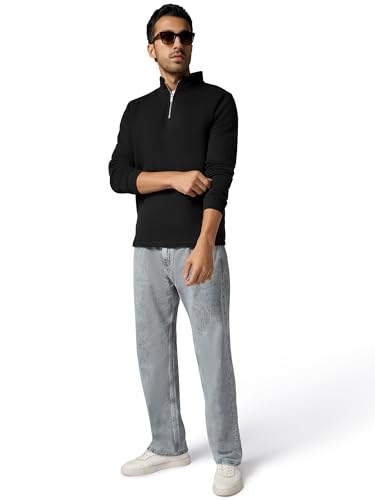 Image of XYXX IntelliSmooth Pulse Relaxed Fit Half-Zip Sweatshirt For Men