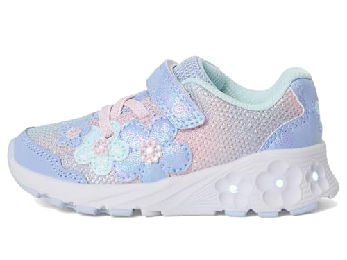 Stride Rite Kids Sr Lighted Glimmer 2.0 (Toddler) Sneaker, Blue, 7 US Unisex4