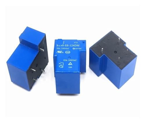 Relé T90-1A-4P-12V de 4 pines para automatización de luces y bombas en el hogar