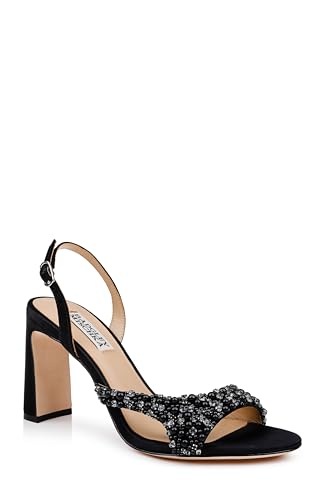 Badgley Mischka's Jenesis Heeled Sandal, Black, 9.5